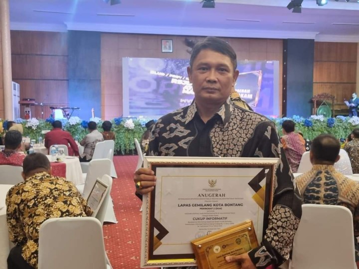 Lapas Bontang Sabet Penghargaan Keterbukaan Informasi