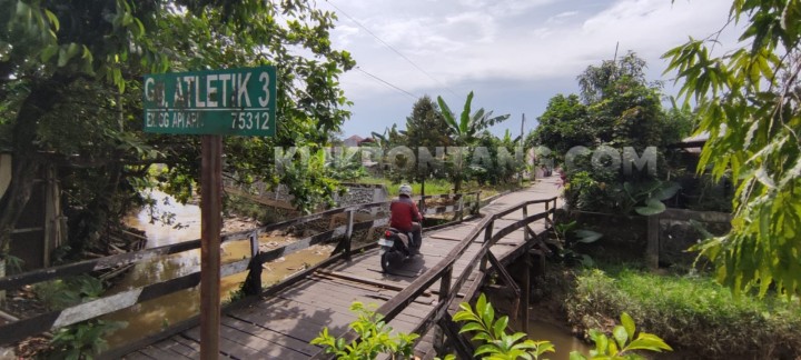 Warga Gigit Jari, Pemkot Bontang Tak Anggarkan Perbaikan Jembatan Atletik III di 2023
