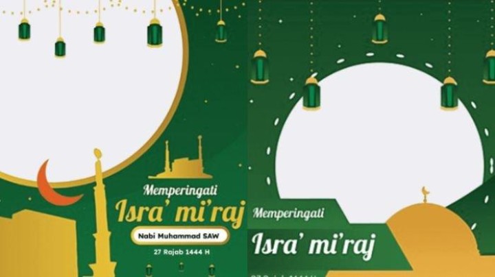 15 Twibbon Keren dan Gratis Ucapan Isra Miraj 2023 untuk Dibagikan di Medsos
