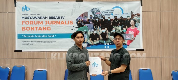Pimred Klik Kaltim Pimpin Forum Jurnalis Bontang
