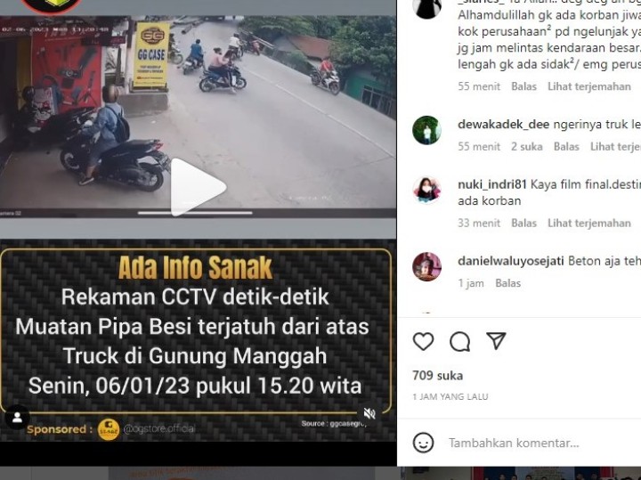 Pipa Berjatuhan dari Truk di Gunung Manggah Samarinda, Warga: Deg-degan Liatnya