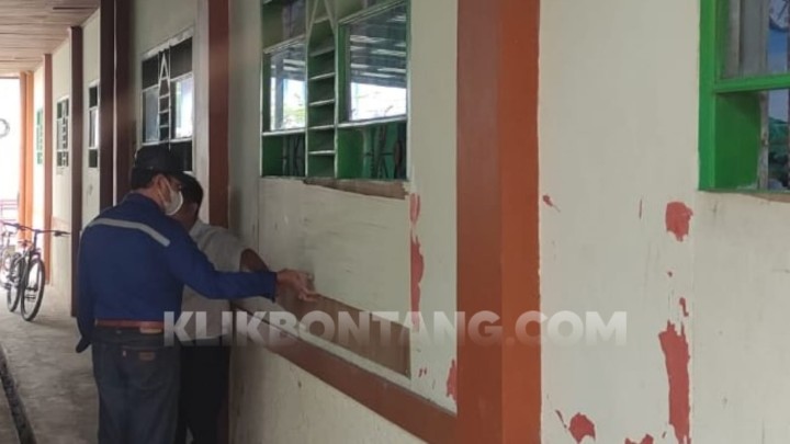 Sidak di SDN 12 Bontang Selatan, Dewan Temukan Dinding Kelas Bolong