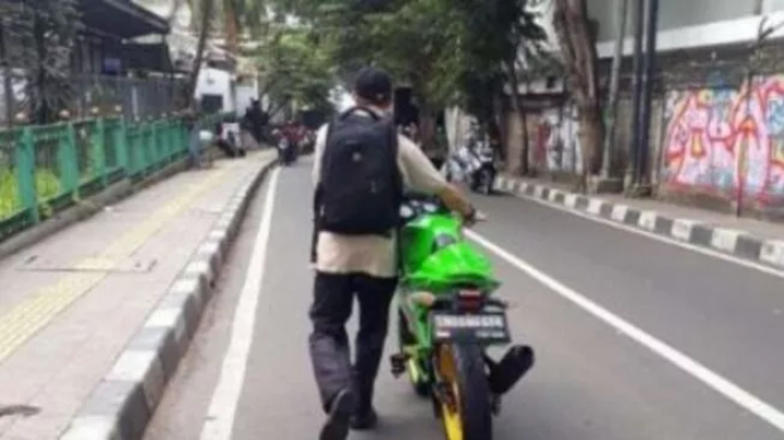 Kena Razia dan Disuruh Petugas Dorong Motor Sejauh 7 Kilometer, Pria di Kalsel Tewas