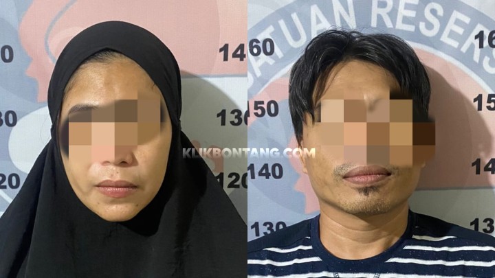 Kompak Jualan Sabu, Pasutri di Guntung Diringkus Polisi