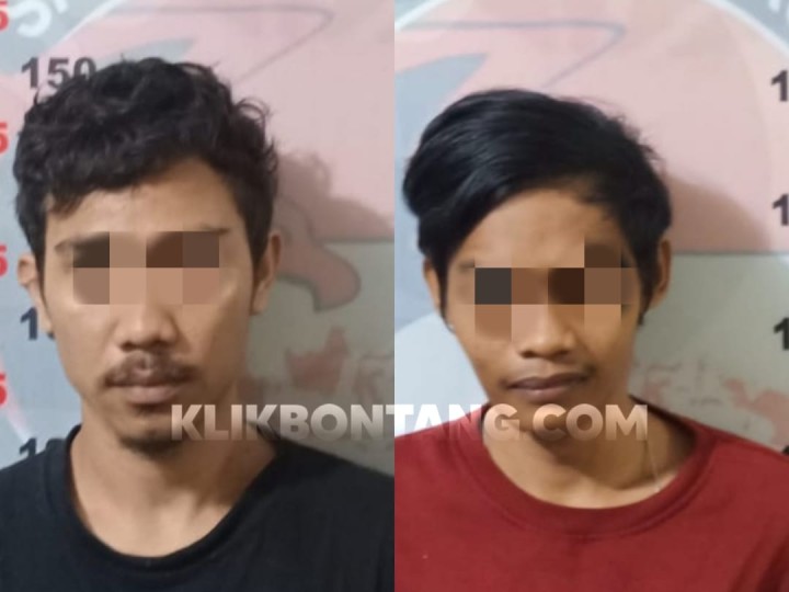 Dibuntuti Petugas saat Ambil Sabu, 2 Pemuda Loktuan Ditangkap 
