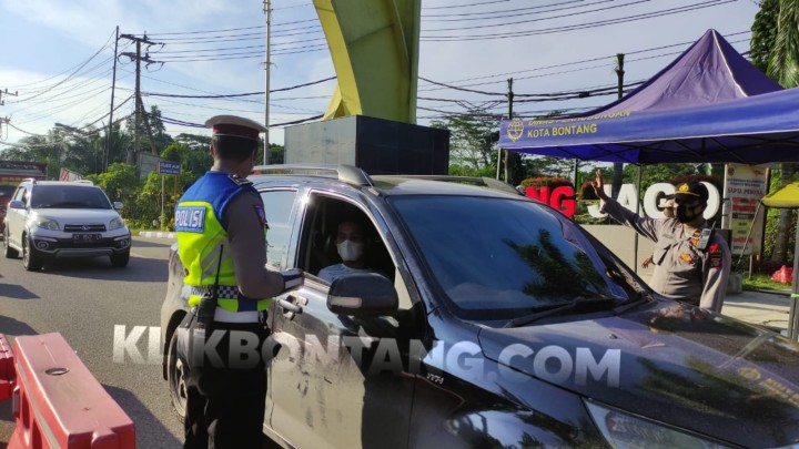 Polres Bontang Dirikan 5 Posko Mudik Lebaran
