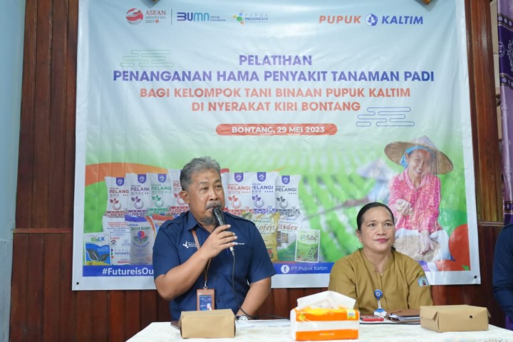 Optimalkan Potensi Padi Bontang, Pupuk Kaltim Edukasi Petani Binaan Penanganan Hama dan Penyakit Tanaman