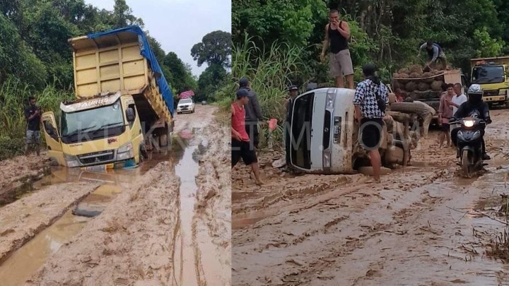 Pemerintah Siapkan Rp32,7 T Perbaiki Jalan Rusak di Daerah, Begini Kondisi Jalan Kaltim