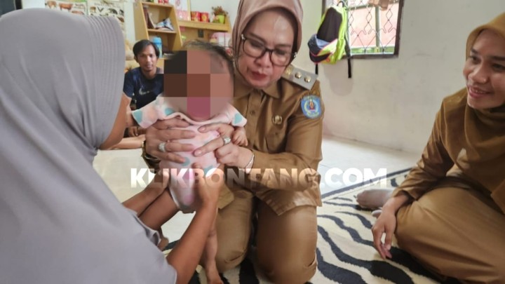 Pasca Ditinjau Wawali Bontang, Bayi Umur 9 Bulan Penderita Gizi Buruk akan Dirawat di RSUD