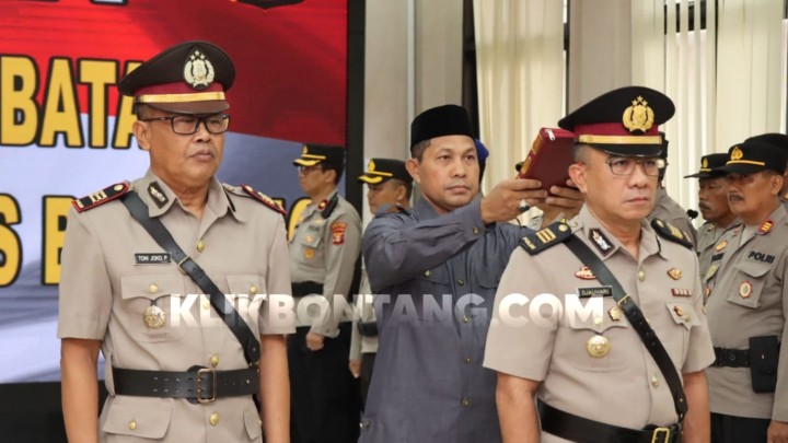 Kasat Lantas Bontang Berganti, Kapolres Minta Pejabat Baru Berinovasi