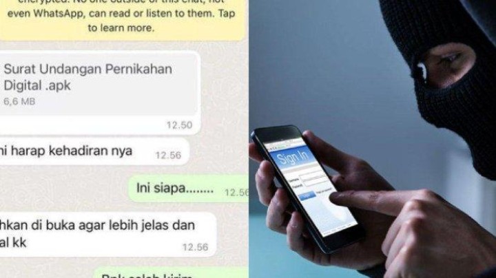 Klik Link Undangan Pernikahan via WhatsApp, Perempuan Ini Kehilangan Tabungan Rp 1,4 Miliar