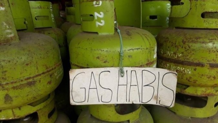 Puluhan Tabung Gas 3 Kg Disita dari Rumah Makan di Bontang