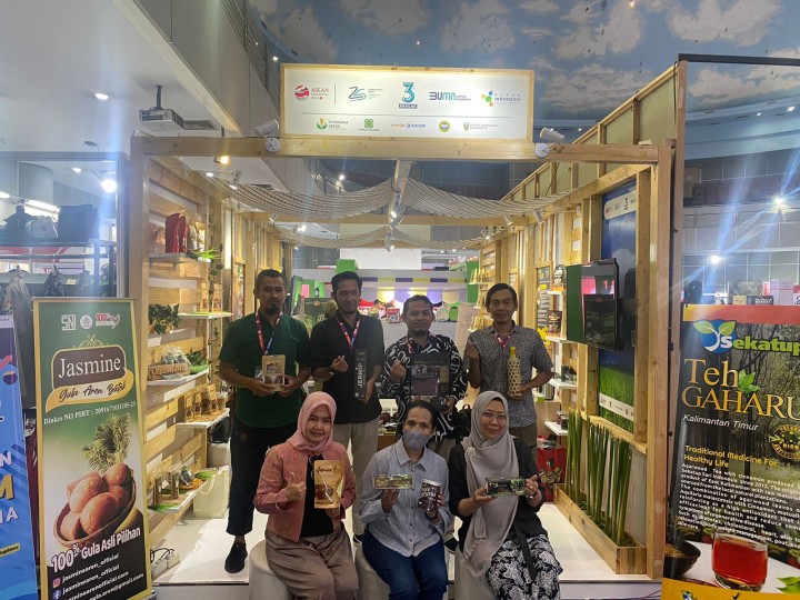 Tingkatkan Pasar UMKM Lokal, Pupuk Kaltim Fasilitasi Mitra Binaan di Inabuyer B2B2G Expo 2023