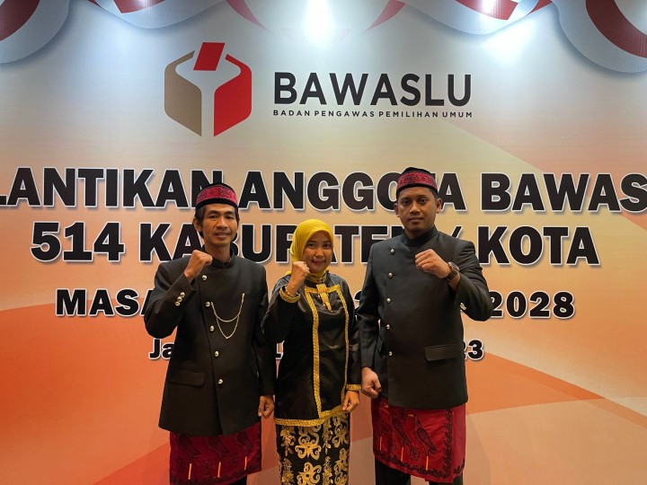 Bawaslu Bontang Resmi Dilantik, 2 Kursi Komisioner Diisi Orang Baru