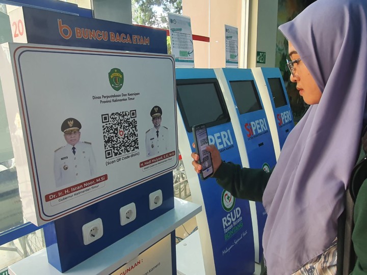 Nikmati Layanan Baca Buku Digital gratis, RSUD Bontang Sediakan Buncu Baca Etam