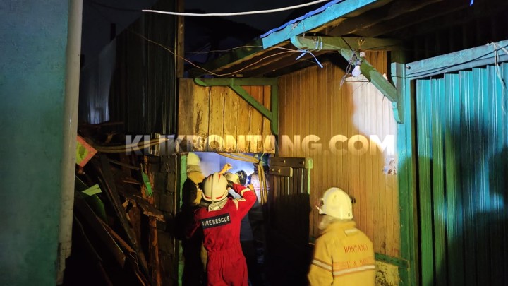 Pabrik Tahu di Guntung Terbakar