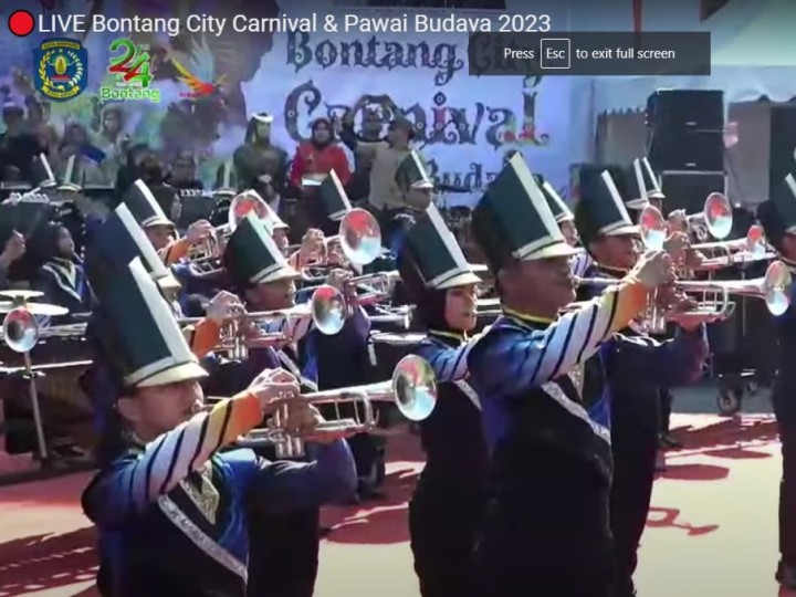 Penonton Live Streaming BCC Kecewa, Tidak Ada Audio saat Penampilan Marching Band PKT