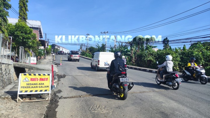 Proyek Urung Selesai Sebabkan Pengendara Kecelakaan, Dinas PUPR Bontang Minta Maaf