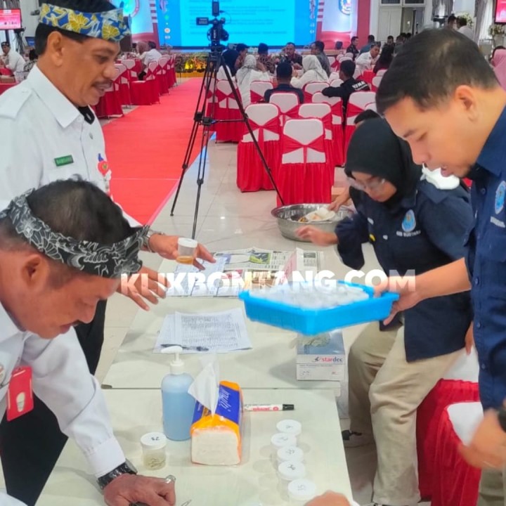 Tes Urin Mendadak di Acara Pemkot Bontang, 47 Pegawai dan Tamu Undangan Ikut Serta