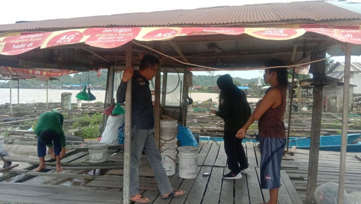 Baharuddin Demmu Temui Pembudidaya Ikan Nila di Loa Kulu
