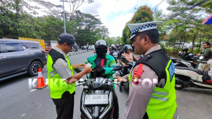 Razia Pajak Kendaraan Bermotor Rutin Digelar 2 Kali Seminggu di Bontang