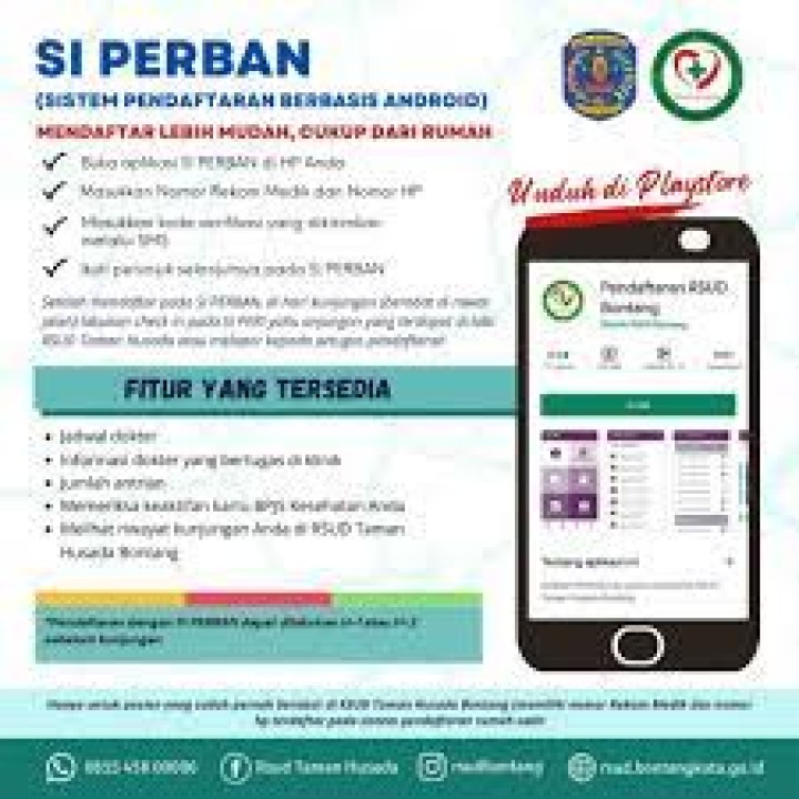 RSUD Bontang Gagas Aplikasi Si Perban, Kini Daftar Berobat Bisa dari Rumah 