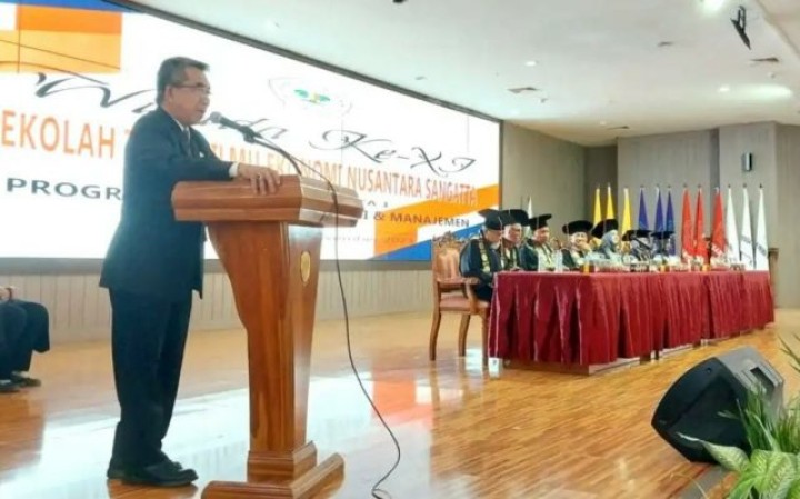 Hadiri Wisuda ke-XI STIENUS, Ardiansyah Bicara Soal Penguatan Industri Pasca Batu Bara