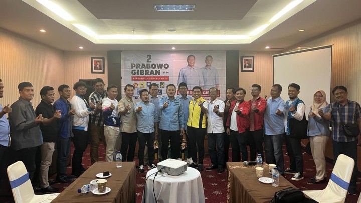 Perkuat Tim TKD di Bontang, Optimisitis Prabowo Gibran Menang 1 Putaran