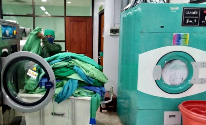 Sterilisasi Pakaian Medis dan Linen Pasien, RSUD Bontang Pakai Mesin Teknologi Modern 