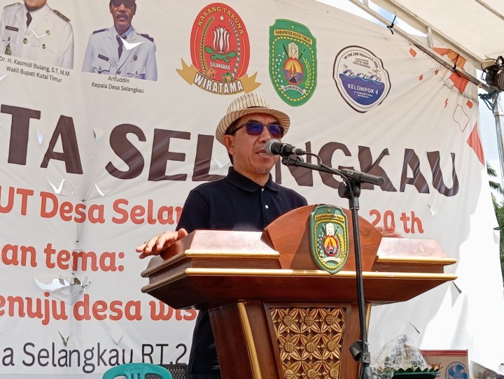 Tutup HUT Selangkau, Bupati Ardiansyah Pastikan Komitmen Bangun Infrastruktur