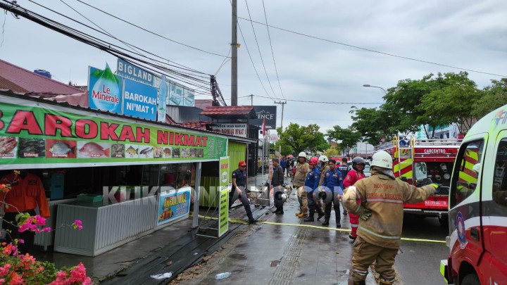 Warung Barokah Tanjung Laut Nyaris Ludes Terbakar, Gara-Gara Gas Bocor