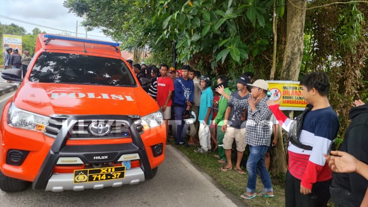 Inafis Tiba, Jalan KM 3 Bontang  Ditutup Sementara Selama Proses Evakuasi Mayat
