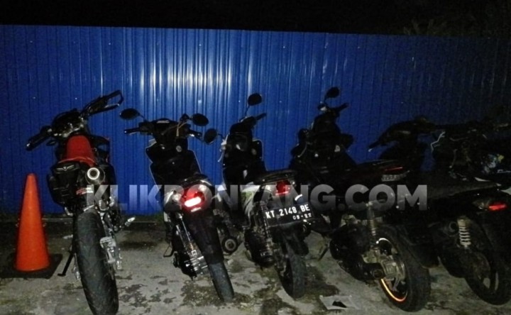Tertibkan Balapan Liar Mobil Satlantas Bontang Ditabrak! 23 Motor Diamankan, Pelaku Mayoritas Pelajar