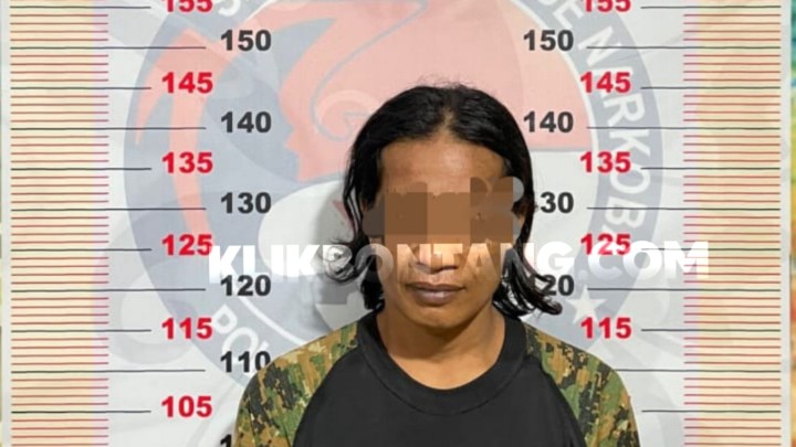 Ambil Sabu Pakai Sistem Jejak di Belimbing, Pria Gondrong Dibekuk