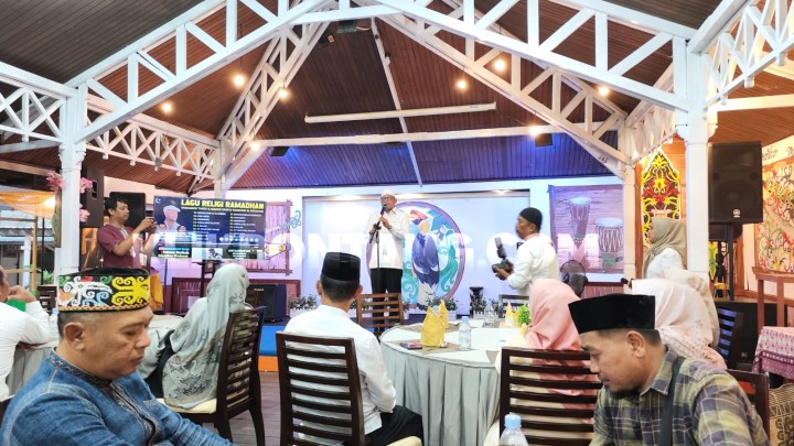Basri-Najirah Buka Bareng Jurnalis, Bersinergi Majukan Bontang