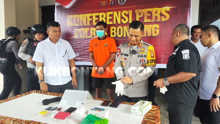 Pengedar Asal Guntung Tertangkap Bawa Sabu Senilai Rp 282 Juta
