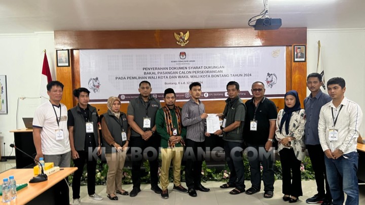 Relawan Basri- Chusnul Resmi Daftar ke KPU, Penuhi Syarat Minimal Dukungan dan Sebaran