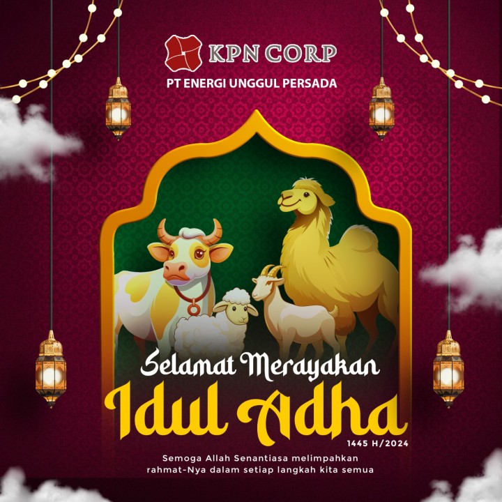 PT Energi Unggul Persada Mengucapkan Selamat Hari Raya Idul Adha 1445 H/2024