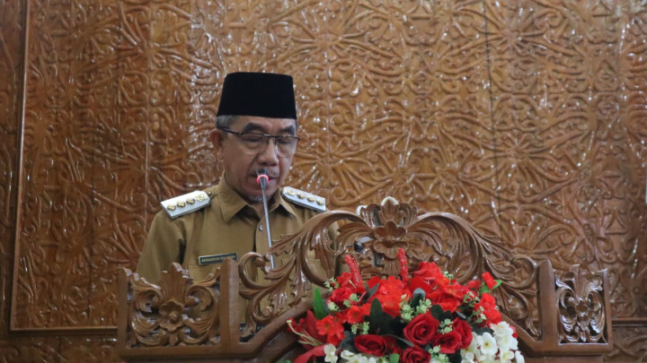 Bupati Kutim Sampaikan Tanggapan Pemerintah atas Pandangan Umum Fraksi Nasdem