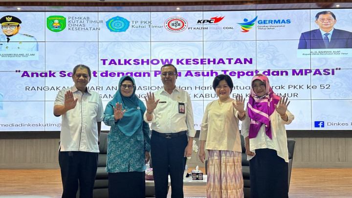 Dinkes Kutim Bekerjasama dengan TP-PKK Gelar Talkshow Kesehatan