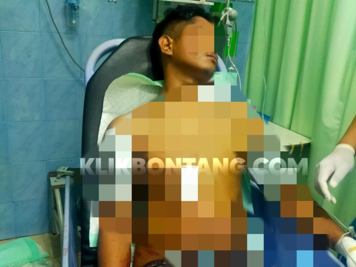 Ditikam 7 Kali, Pemuda Teluk Pandan Bersimbah Darah dan Dilarikan ke RS