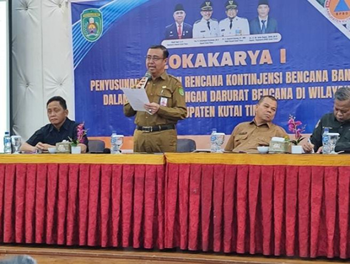 Pemkab Kutim Gelar Lokakarya Rencana Kontinjensi Banjir untuk Penanggulangan Darurat