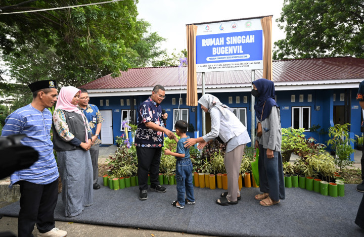 Wujudkan Tempat Tinggal Layak, Badak LNG Resmikan Rumah Singgah