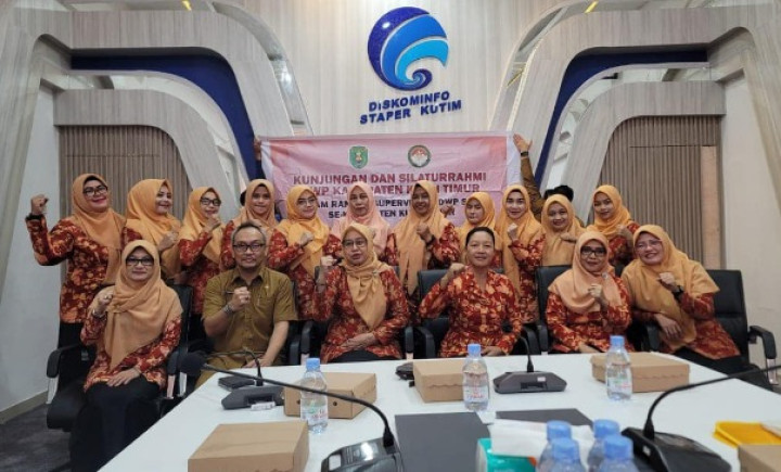 DWP Kutim Lakukan Kunker ke DWP Diskominfo, Evaluasi dan Pererat Silaturahmi