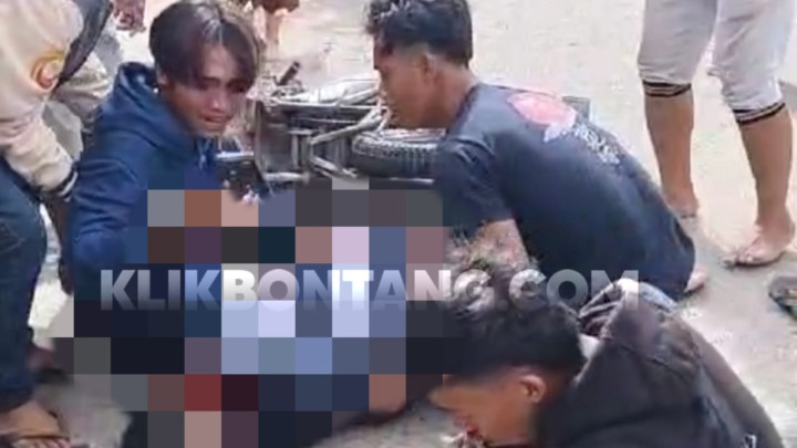 Kronologi Lakalantas Motor versus Truk di Dekat Tugu Selamat Datang, Keluar Jalur saat Salip Mobil