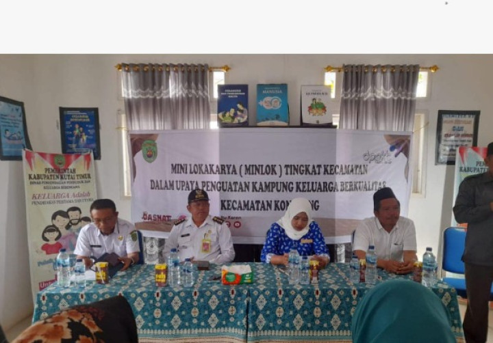 Perkuat Kampung Keluarga Berkualitas, DPPKB Gelar Mini Lokakarya di Kongbeng