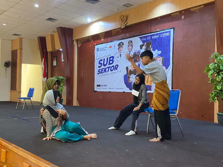 Wadah Pengembangan Kreativitas dan Inovasi, Dispoparekraf Gelar Pelatihan Sub Sektor Ekonomi Kreatif Seni Pertunjukan