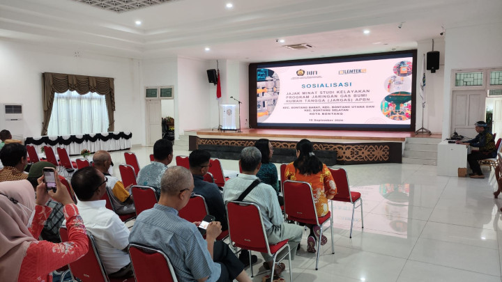 85 Warga Bontang Ikuti Sosialisasi Pemasangan Jargas di Bontang