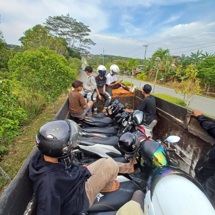 Aksi Balap Liar di Bontang Lestari 'Dihambur' Satlantas, 88 Joki dan Motornya Diangkut