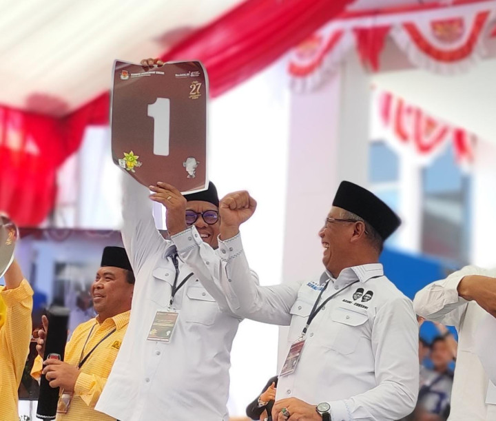Basri - Chusnul Dapat Nomor Urut 1, Tanda ‘Sekali Lagi’ Pimpin Bontang